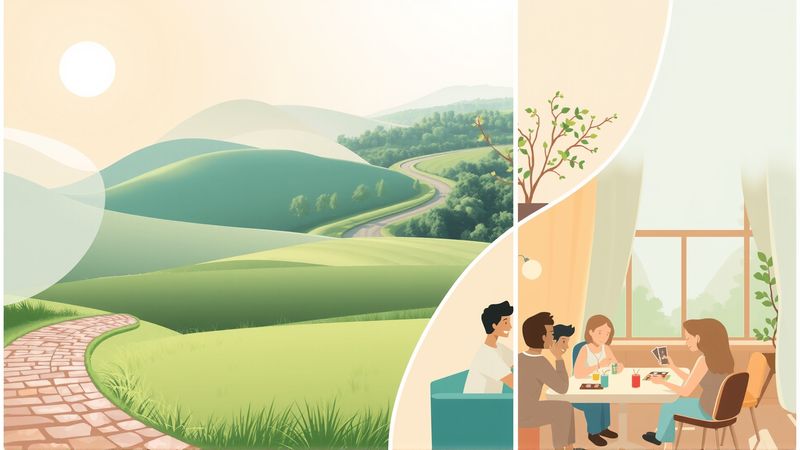Un refugio armonioso inspira calma y alegría