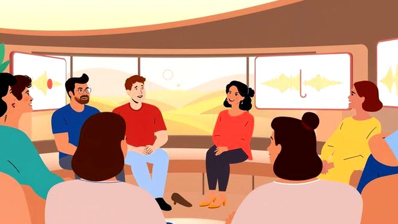 Una comunidad creativa se une en calma