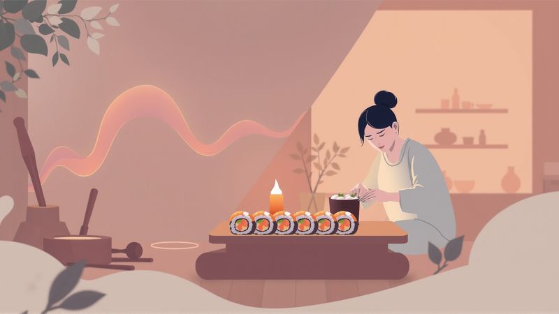 Crea una escena de armoniosa perfección