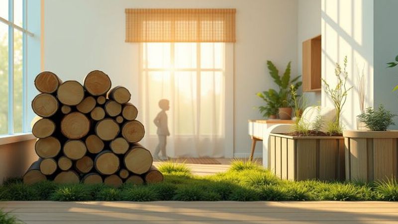 Un jardín sereno simboliza planificación financiera pacífica