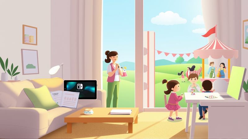 Un hogar familiar feliz y optimista