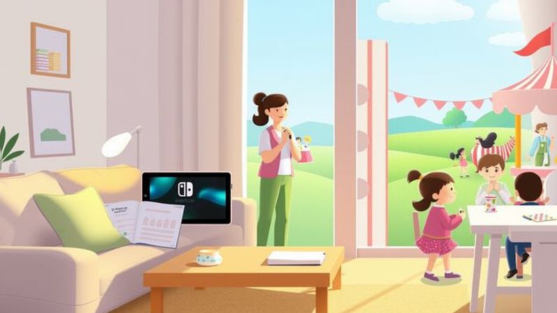 Un hogar familiar feliz y optimista
