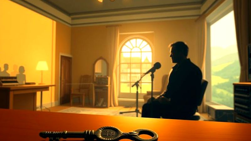Un estudio musical evocador