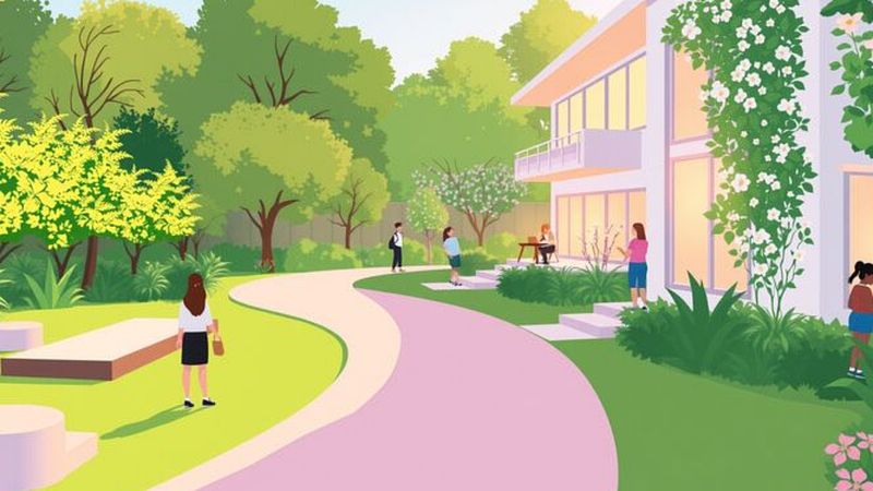 Un jardín comunitario celebra la restauración serena