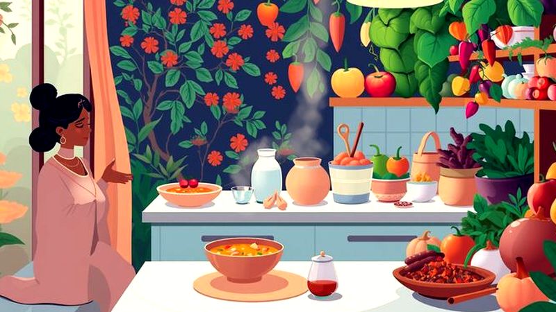 Una cocina india exhuberante evoca armonía global