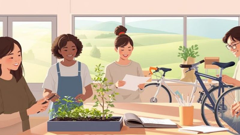Un espacio comunitario tranquilo inspira aprendizaje y ocio