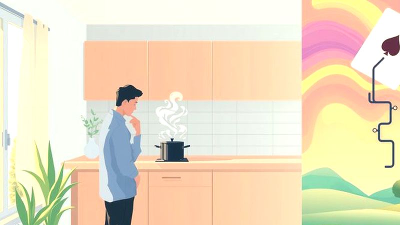 Un logro sereno en cocina florida
