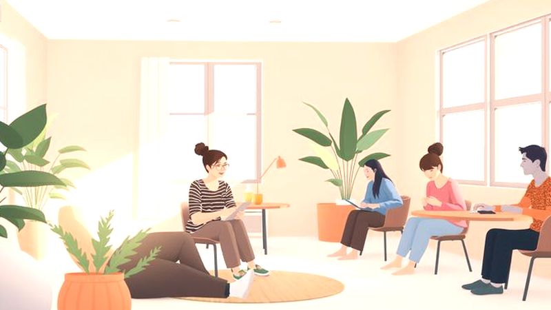 Un espacio comunitario tranquilo inspira confianza