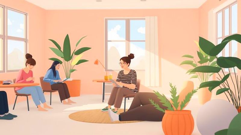 Un espacio comunitario tranquilo inspira confianza