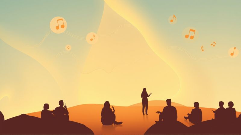 Un espacio tranquilo evoca armonía musical