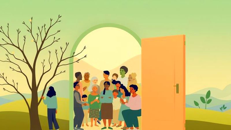 Un espacio comunitario sereno y armonioso